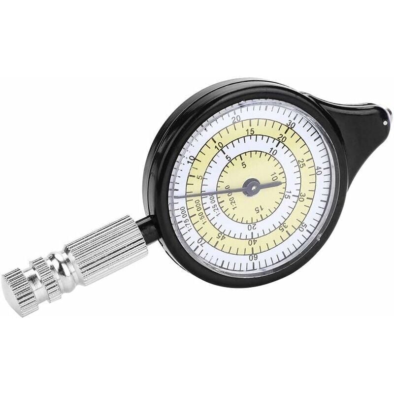 foto del prodotto alovez misura mappa, mini ruota in metallo per esterni misurazione distanza calcolatrice strumento di mappatura
