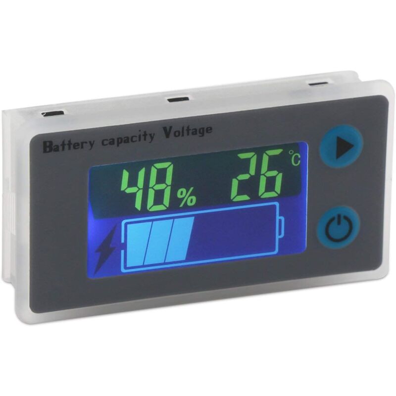 foto del prodotto alovez misuratore di capacit della batteria da 10 100 v, indicatore di livello della batteria con tensione programmabile