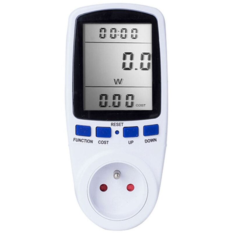 foto del prodotto alovez misuratore di energia digitale lcd wattmetro dispositivo di monitoraggio della potenza analizzatore di misurazione della potenza in kwh