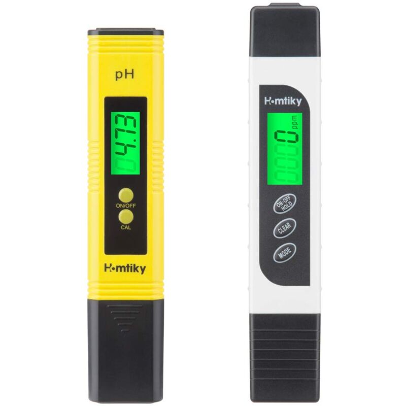 foto del prodotto alovez misuratore di ph e tds, tester di qualit dell acqua tds ph 2 in 1, risoluzione 1 ppm, precisione di lettura 2 , per piscina, acquario,