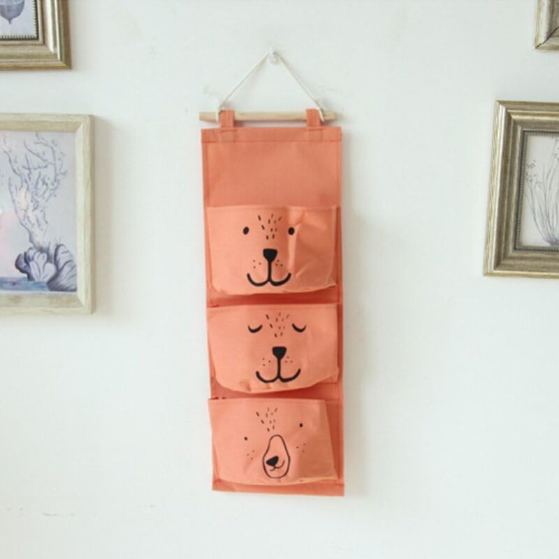 foto del prodotto alovez organizer da appendere con 3 tasche, organizer da appendere, borsa portaoggetti per la cameretta dei bambini