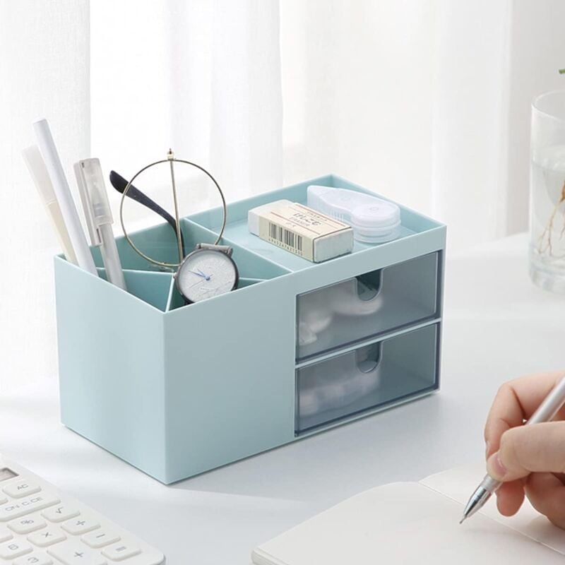 foto del prodotto alovez organizer e accessori per scrivania, portapenne, portaoggetti per scrivania, organizzatore per forniture