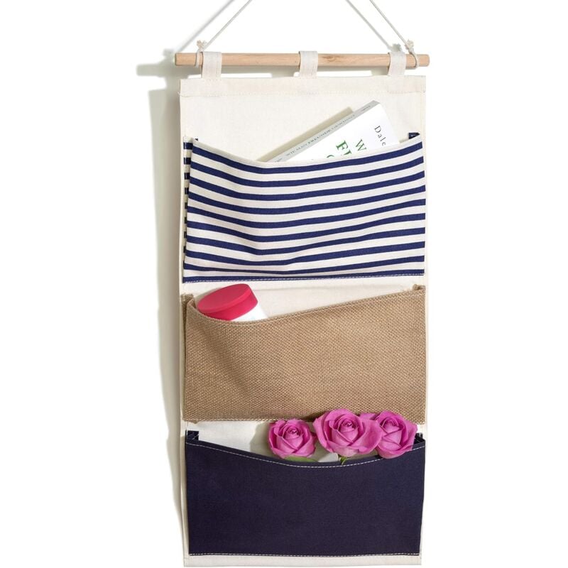 foto del prodotto alovez organizzatore da appendere per bagno, bambini, porta, tessuto da parete, portaoggetti da appendere per cameretta bambini, portautensili