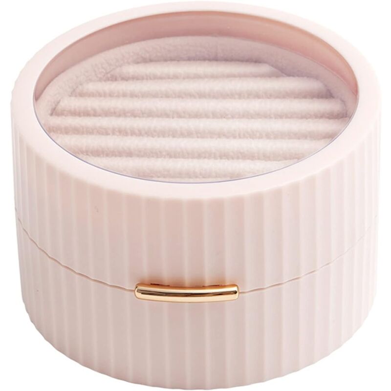 foto del prodotto alovez organizzatore di gioielli, mini organizzatore da viaggio, organizzatore per collane, bracciali, orecchini, anelli