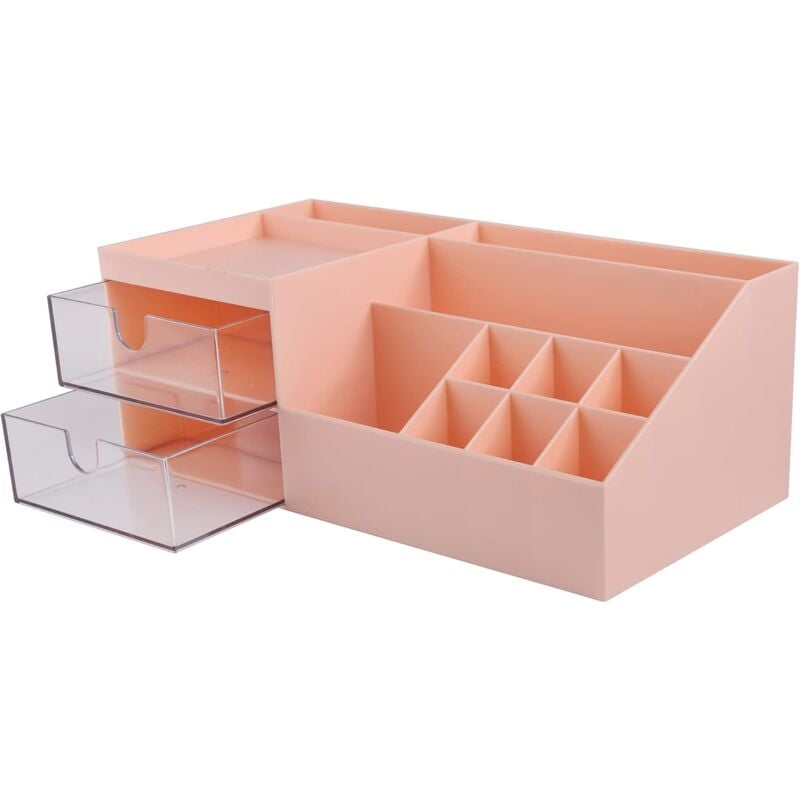 foto del prodotto alovez organizzatore per il trucco, contenitore per cosmetici, ideale per bagno, cassettiera, mobiletto del bagno e piano di lavoro