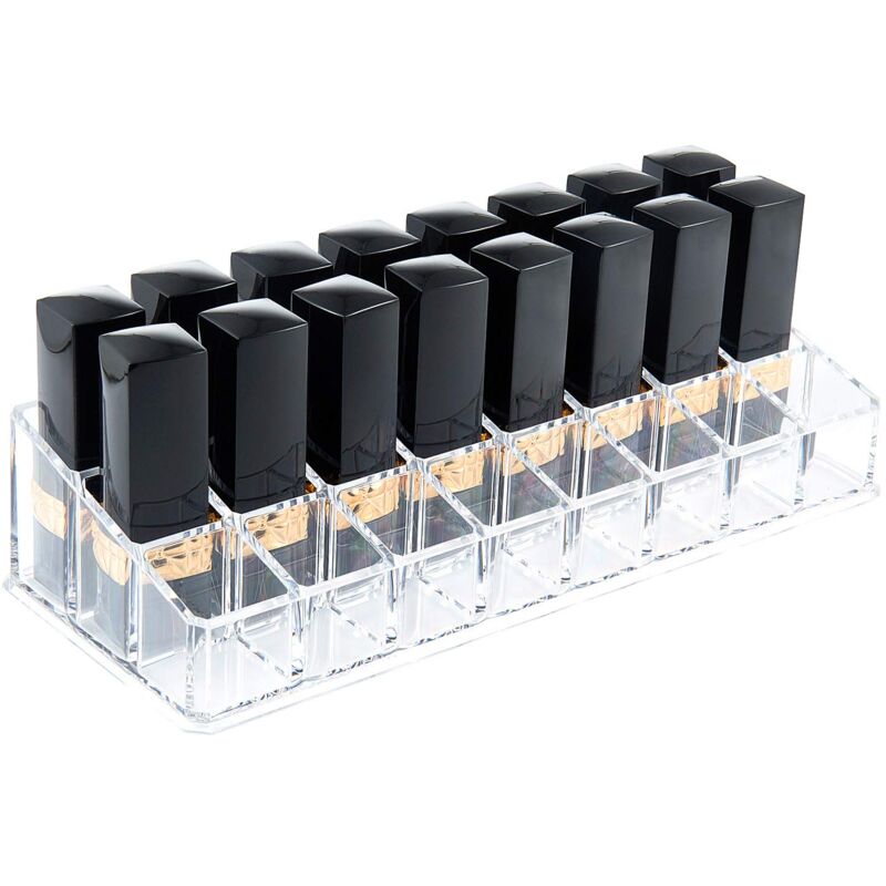 foto del prodotto alovez organizzatore per rossetto, porta rossetto, contenitore per rossetto, porta rossetto, organizer per cosmetici in acrilico
