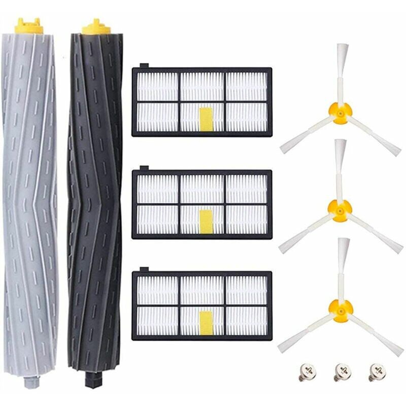 foto del prodotto alovez parti accessorie per irobot roomba 800 805 860 861 865 866 870 871 876 880 885 886 890 895 896 900 960 966 980 kit filtri e spazzole di