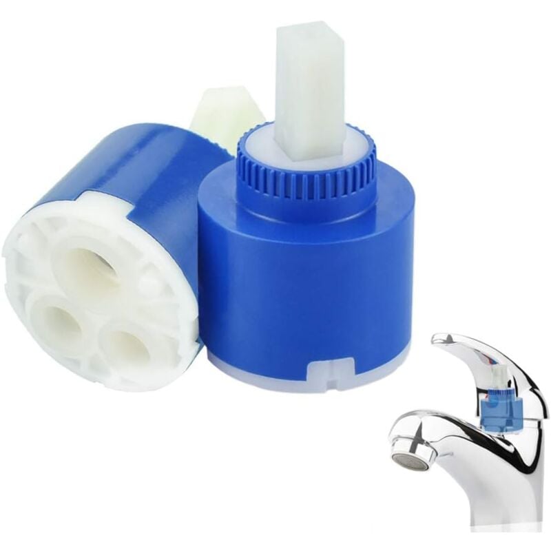 foto del prodotto alovez pezzi cartuccia per miscelatore in ceramica cartuccia per miscelatore da 40 mm cartuccia in ceramica per bagno o cucina