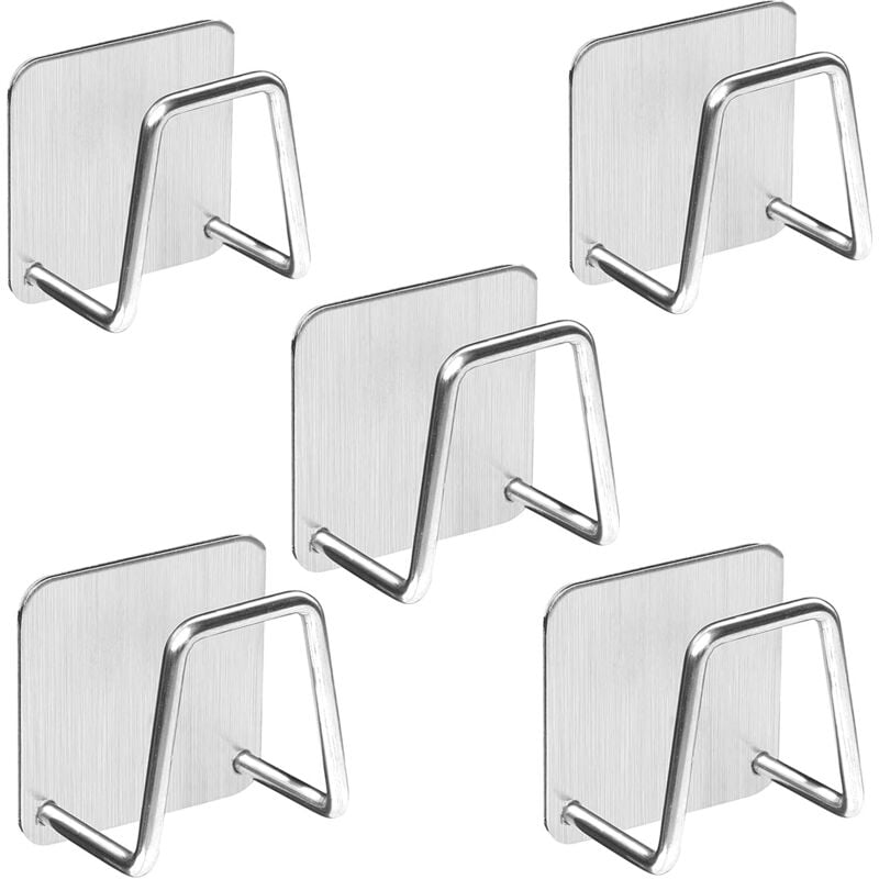 foto del prodotto alovez pezzi di qualit porta spugna per lavello da cucina, piccolo porta spugna in acciaio inox appiccicoso e resistente con colla