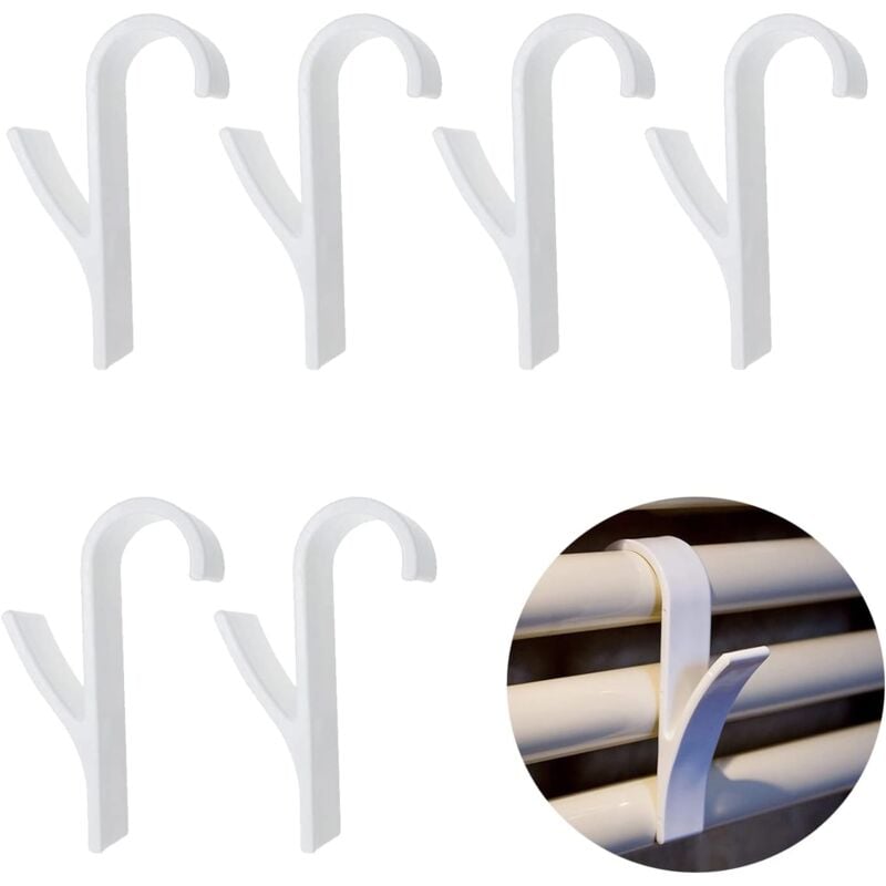 foto del prodotto alovez pezzi ganci per radiatori, ganci per radiatori per asciugamani, ganci per radiatori, per bagno e cucina, ganci per radiatori da bagno