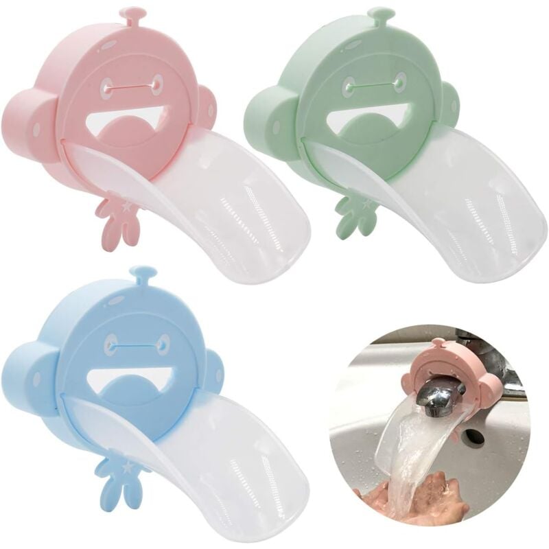 foto del prodotto alovez pezzi prolunga per rubinetto per bambini, prolunga per maniglia del lavandino per bambini, manine per neonati