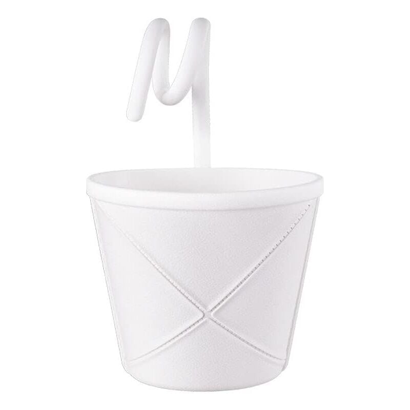 foto del prodotto alovez piccolo cestino portaoggetti sospeso ideale per riporre piccoli oggetti domestici bianco resistente