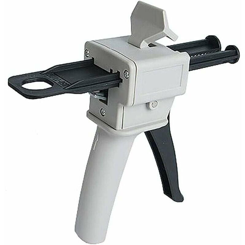 foto del prodotto alovez pistola erogatrice epossidica da 50 ml, pistola per colla epossidica ab, applicatore per miscelazione colla, rapporti 1 1 pistola 