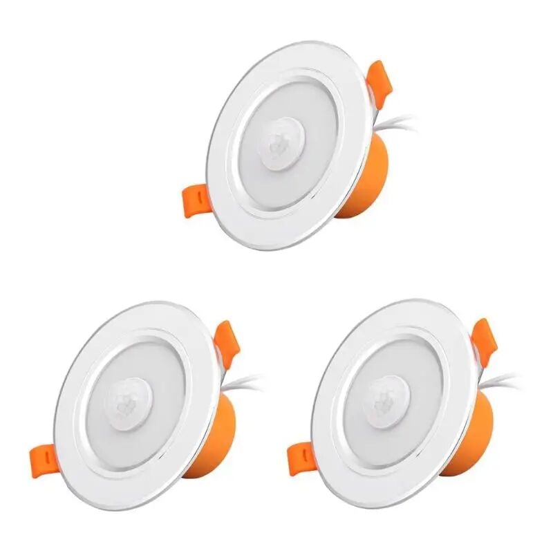 foto del prodotto alovez plafoniera a led con sensore di movimento umano, illuminazione interna, ideale per ristorante, bagno 3 pezzi