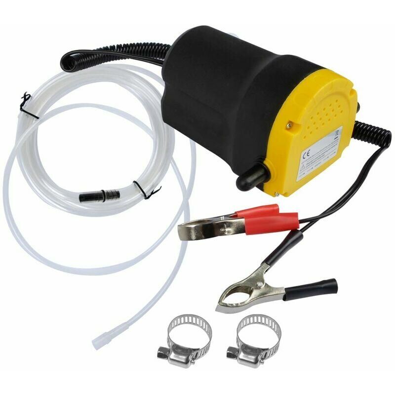 foto del prodotto alovez pompa elettrica per cambio olio 12v 60w, aspirazione olio diesel per auto, estrattore di liquidi, sostituzione diesel, olio motore