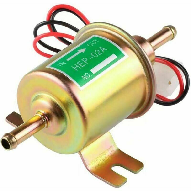 foto del prodotto alovez pompa elettrica per carburante in metallo ad alte prestazioni compatibile con benzina e diesel 12 v.