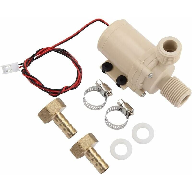 foto del prodotto alovez pompa solare per acqua dc 12v, pompa di circolazione per acqua calda raffreddamento