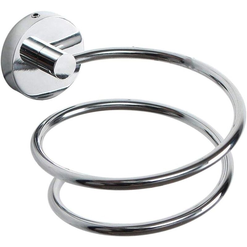 foto del prodotto alovez porta asciugacapelli da parete, portaoggetti porta asciugacapelli in acciaio inox 304, accessori per il bagno