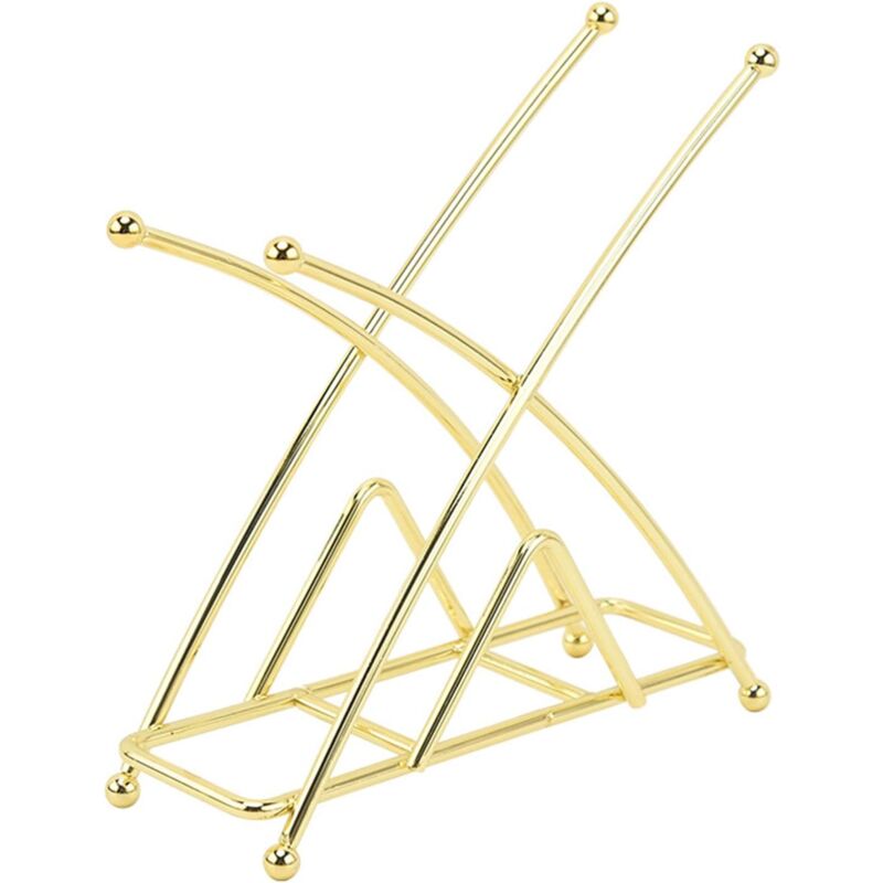 foto del prodotto alovez porta tovaglioli, porta tovaglioli da tavolo, porta tovaglioli di carta per tavolo da pranzo, soggiorno, decorazione per la casa oro, 16 x