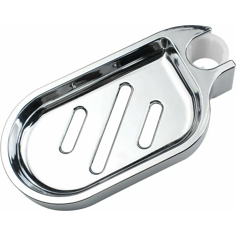 foto del prodotto alovez portasapone per asta doccia 22mm, portasapone doccia in plastica, portasapone doccia
