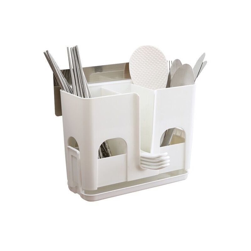 foto del prodotto alovez portautensili da cucina, portaposate, organizer per lavello, organizer per posate, portaposate per kit
