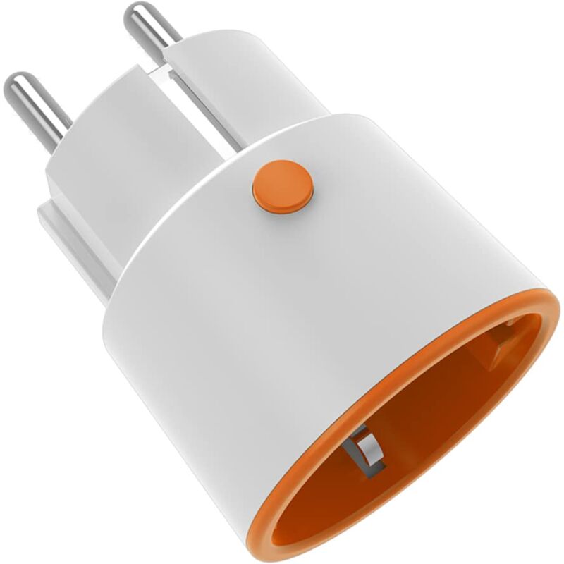 foto del prodotto alovez presa intelligente wireless 3.0 16a con app di monitoraggio vocale remoto con alexa google home bianco giallo 