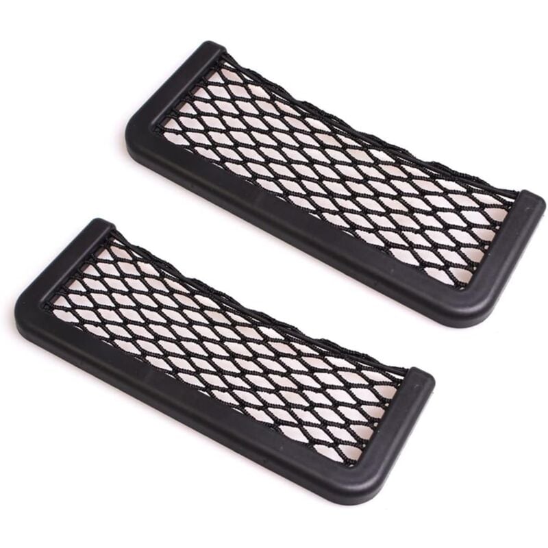 foto del prodotto alovez rete portaoggetti per camper, 2 pezzi, rete portaoggetti per auto, borsa portaoggetti in rete con telaio in plastica per roulotte, roulotte,