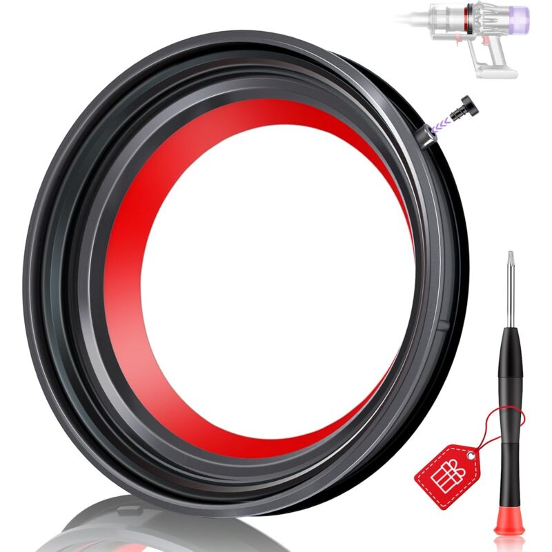 foto del prodotto alovez ricambio anello di tenuta per dyson v10 sv12, contenitore polvere per sostituzione anello di tenuta fisso per aspirapolvere dyson v10 sv12