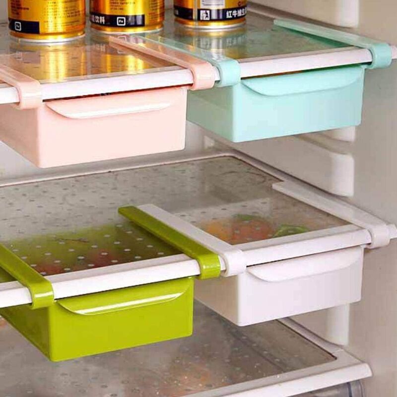 foto del prodotto alovez - ripiano per cassetto frigorifero, organizer, scaffale portaoggetti, contenitori per alimenti, contenitori per cucina, accessori per