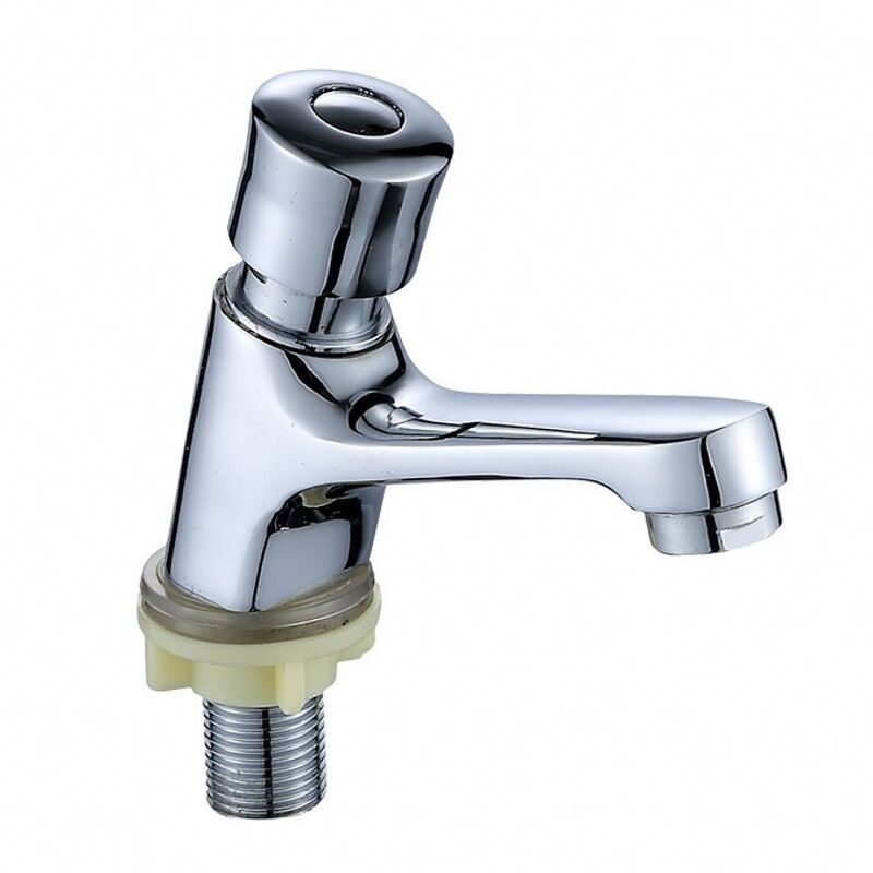 foto del prodotto alovez rubinetto a pressione con ritardo temporizzato g1 2 rubinetto a pressione per acqua fredda rubinetti per lavabo da bagno rubinetto per bagno