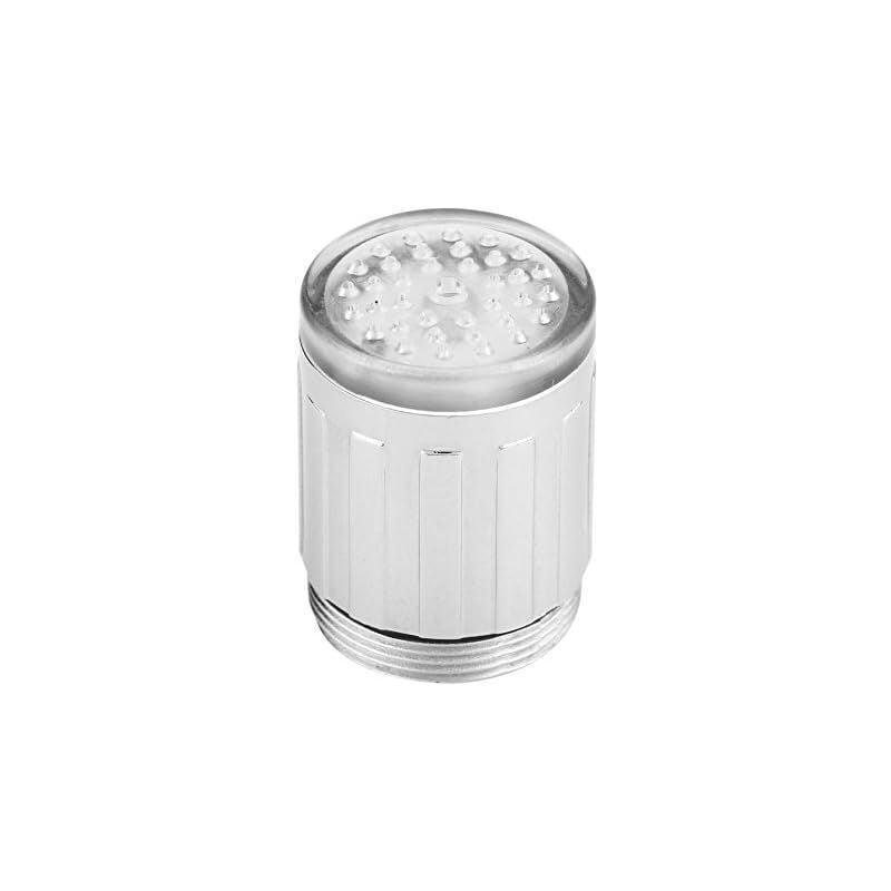 foto del prodotto alovez rubinetto dell acqua a led colorato con sensore di temperatura dell acqua che cambia colore a 3 colori, controllo della temperatura,