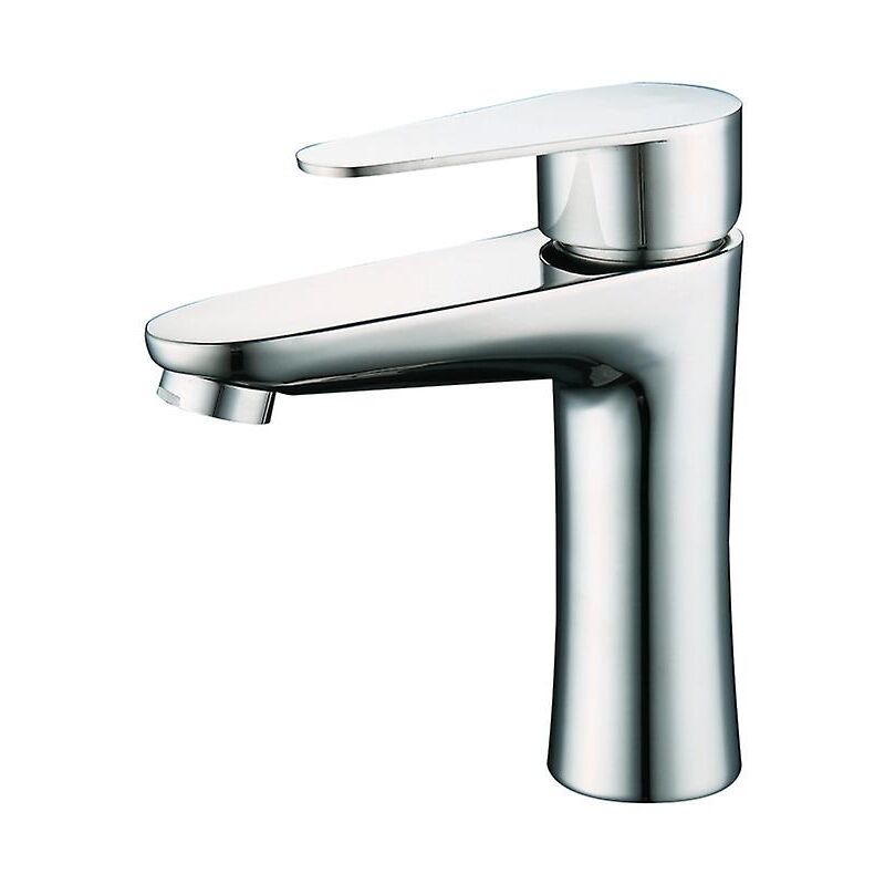 foto del prodotto alovez rubinetto per bagno in acciaio inossidabile, acqua calda e fredda, 155 x 105 mm