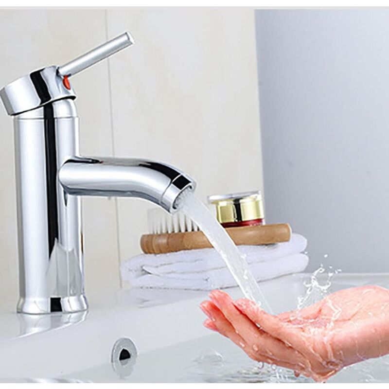 foto del prodotto alovez rubinetto per bagno, rubinetto per lavabo bianco, rubinetto di alta qualit , rubinetto per bagno, resistente all usura
