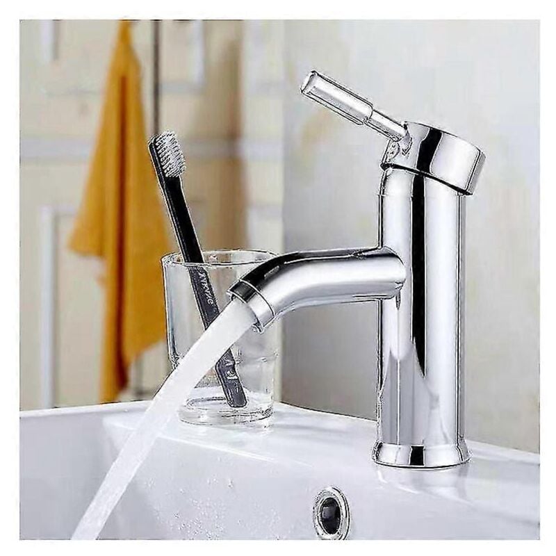 foto del prodotto alovez rubinetto per bagno, rubinetto per lavabo bianco, rubinetto di alta qualit , rubinetto per bagno, resistente all usura, adatto per diametri