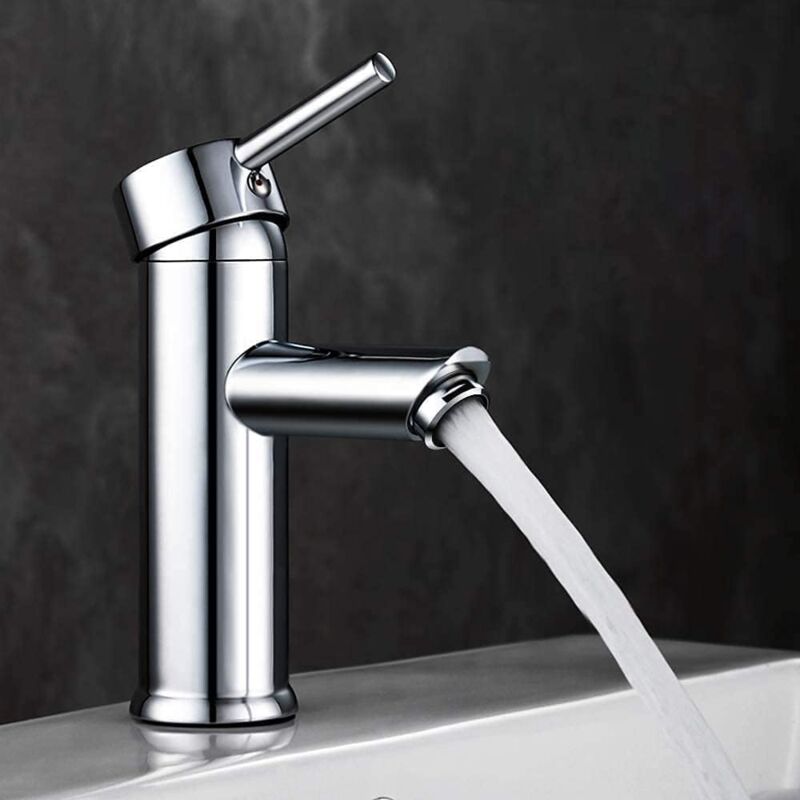 foto del prodotto alovez rubinetto per bagno, rubinetto per lavabo moderno di alta qualit con design in metallo di alta qualit e rubinetto per lavabo caldo e