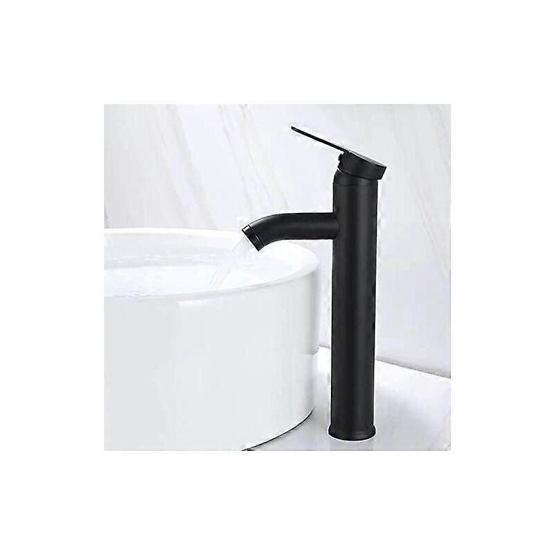 immagine 0 del prodotto alovez rubinetto per bagno, rubinetto per lavabo nero, rubinetto per bagno di alta qualit resistente all usura, adatto per diametri interni da 32