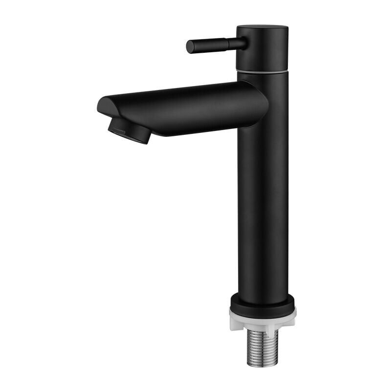foto del prodotto alovez rubinetto per il bagno solo acqua fredda rubinetto per lavandino in acciaio inossidabile resistente