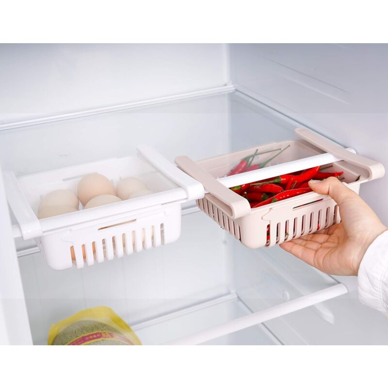 foto del prodotto alovez scatola organizer per frigorifero pop up con cassetto portaoggetti keep fridge confezione da 2 