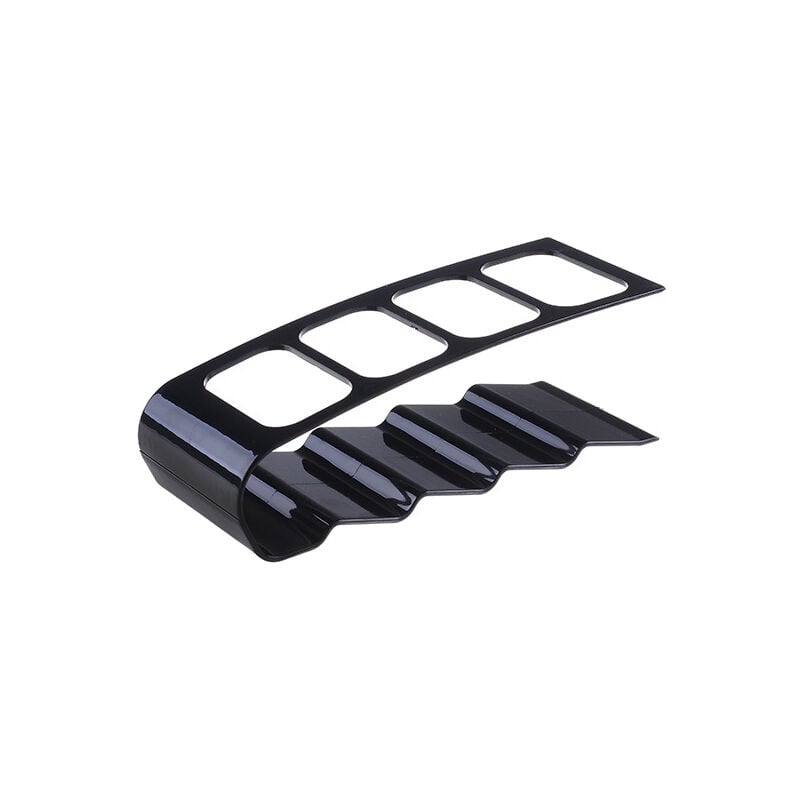 foto del prodotto alovez scatola porta telecomando, 4 scomparti, acrilico nero, porta telecomando per tv, condizionatore d aria