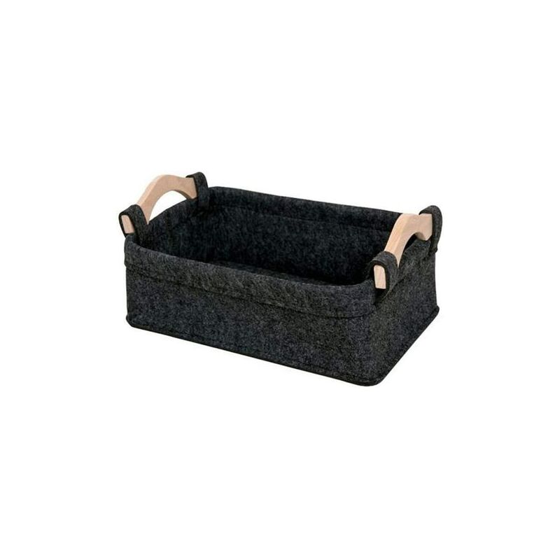foto del prodotto alovez scatola portaoggetti in feltro cestino pieghevole con manici per giocattoli, casa, camera da letto, ufficio, forniture, lavanderia,
