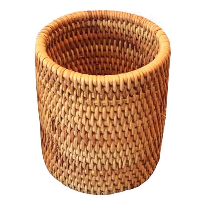 foto del prodotto alovez scatola portaoggetti in rattan per bacchette, paletta, cucchiai, secchio, forchette, stoviglie, b