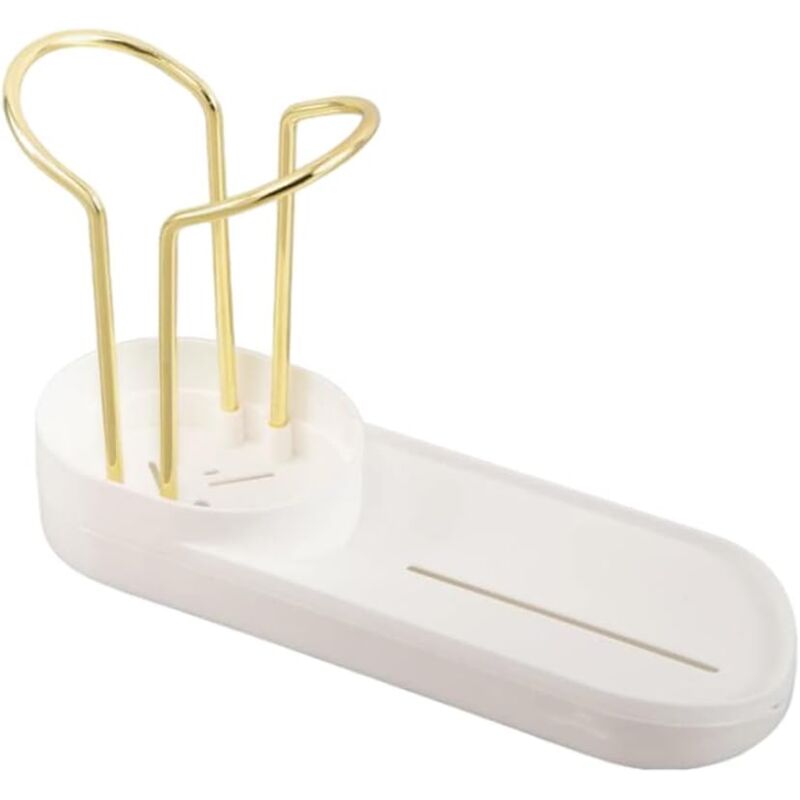 foto del prodotto alovez scolaspugne per lavello, supporto per lavello, per cucina, bagno, contenitore per sapone, scolapiatti
