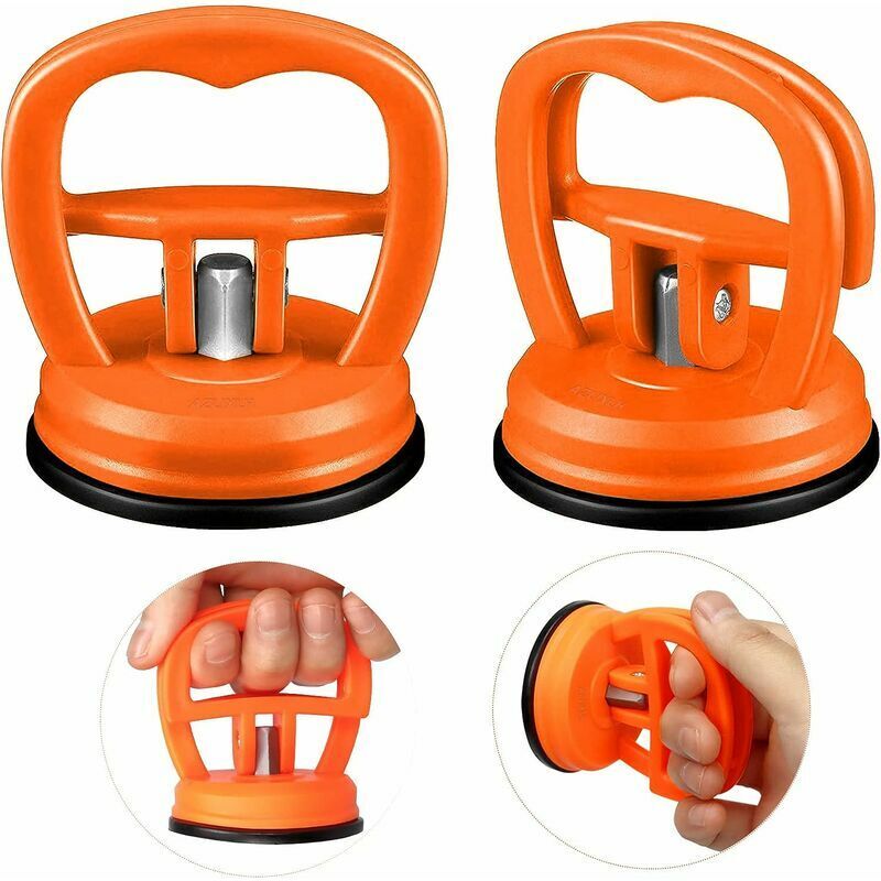 foto del prodotto alovez set di 2 utensili per la riparazione di ammaccature per auto, per riparare ammaccature, vetri, schermi, piastrelle e oggetti,