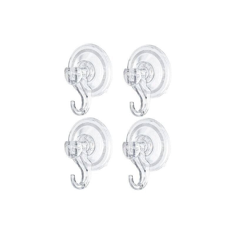 foto del prodotto alovez set di 4 ganci da parete con ventosa, ganci da bagno, portasciugamani, corona, accappatoio, cappotto, strofinaccio, utensili da