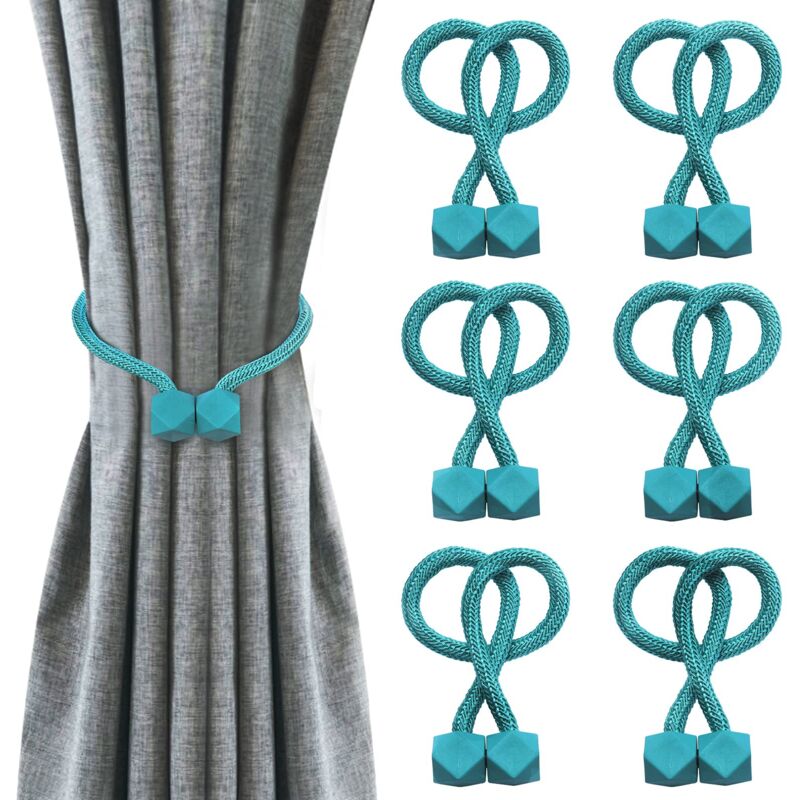 foto del prodotto alovez set di 6 fermatende magnetici decorativi, non richiedono attrezzi, pratici