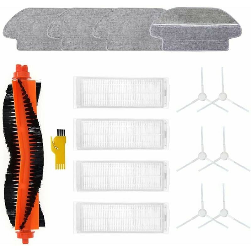 foto del prodotto alovez set di accessori per xiaomi mi robot vacuum mop 2s xiaomi mi robot vacuum mop p robot eur 15 confezioni 1 spazzola principale, 4 filtri, 6