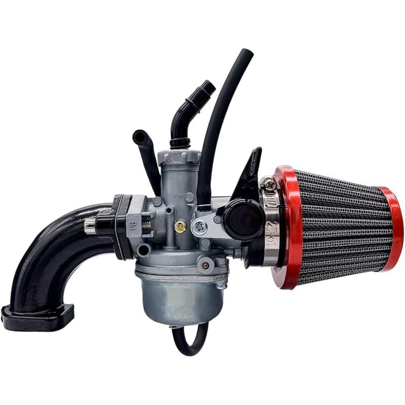 foto del prodotto alovez set filtro aria carburatore pz22 da 22 mm per ssr crf50 110 cc 125 cc sunl taotao pit bike atv dirt bike