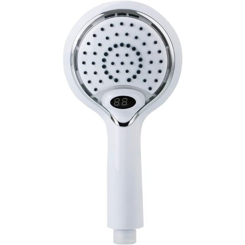 foto del prodotto alovez soffione doccia a led con sensore di temperatura e display digitale