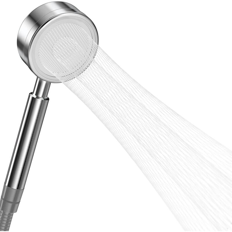 foto del prodotto alovez soffione doccia ad alta pressione in acciaio inossidabile 304, soffione doccia per bagno, risparmio idrico, facile installazione metodo a