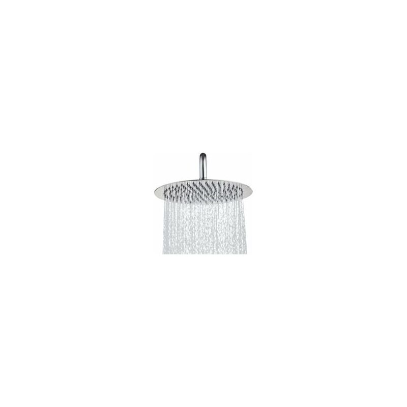 foto del prodotto alovez soffione doccia anticalcare in acciaio inox 316, soffione doccia ultra sottile e rotondo ad alta pressione, soffione doccia a pioggia